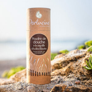 Poudre de douche à la coquille d'huitre blanche tube de 80g