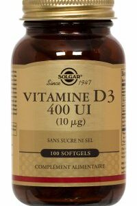 Vitamine D 400UI boite 100 softgels