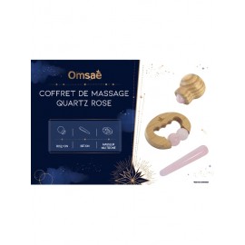 Coffret de massage en Quartz rose