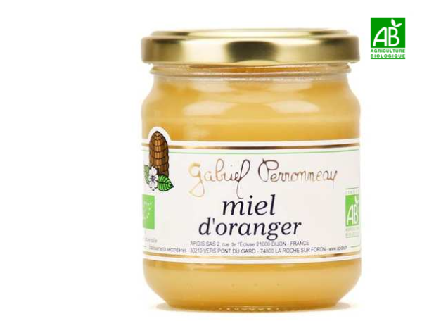 Miel d'oranger bio 250g