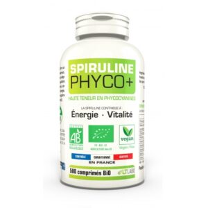 Spiruline bio Phyco+ boite de 500 comprimés