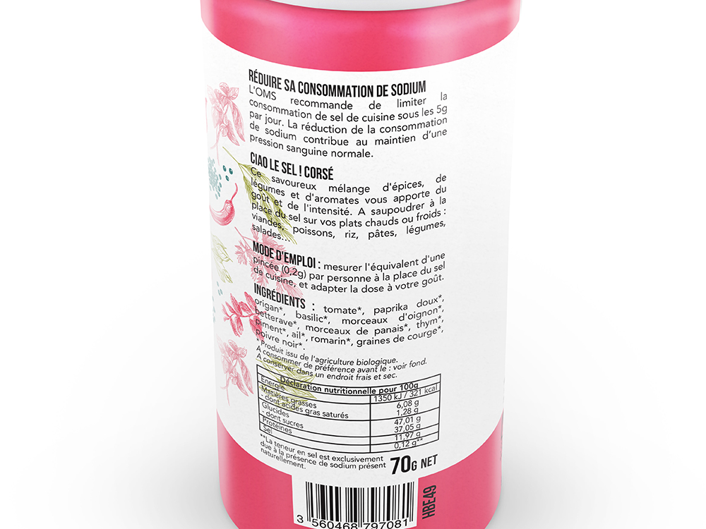 Ciao le sel corsé BIO 70g – Image 4