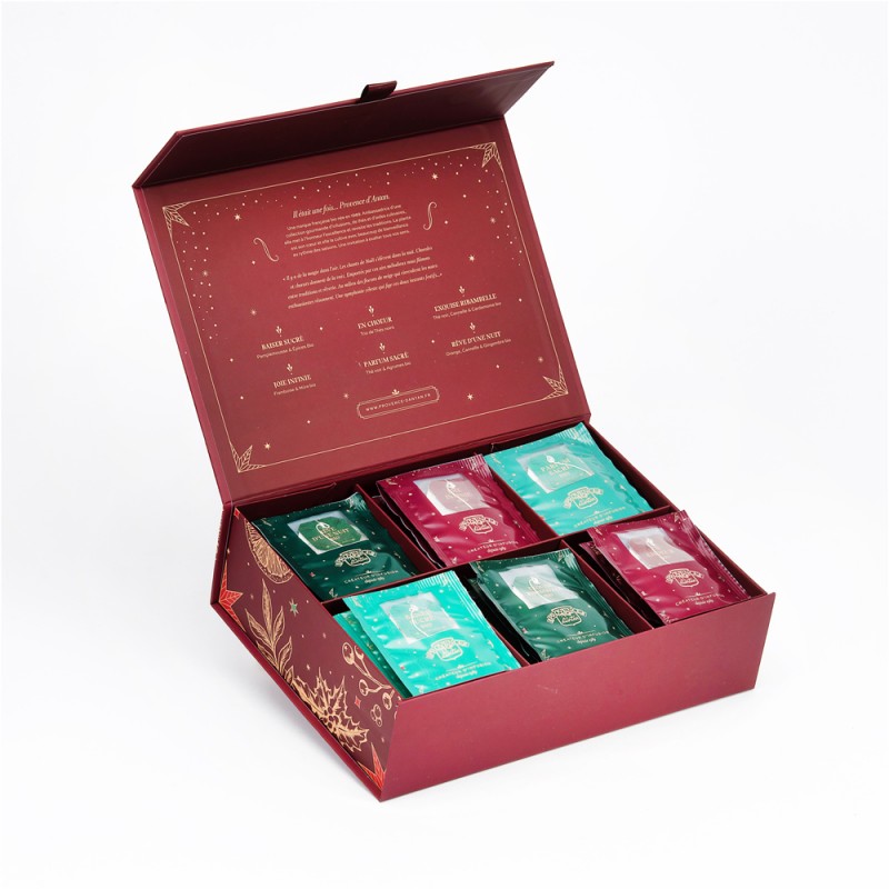 Coffret 12 Sachets de Thés de Noël en Vrac