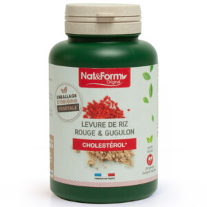 Levure de riz rouge et gugulon bio boite de 200 gélules