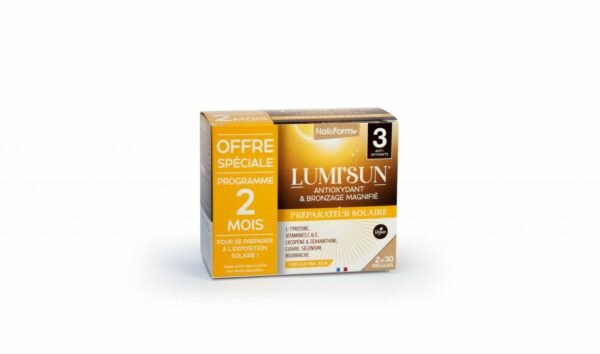 Lumi'sun duo préparateur boite 2 x 30 gélules