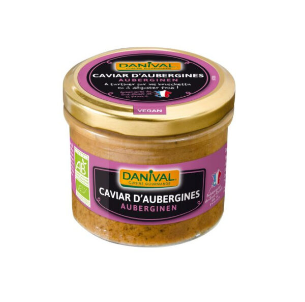 Caviar d'aubergines bio pot 100g