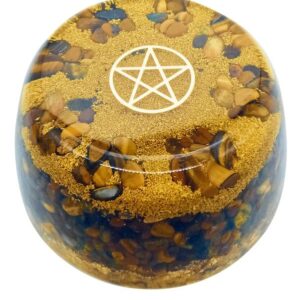 Tower Buster orgonite Oeil de tigre Pentacle
