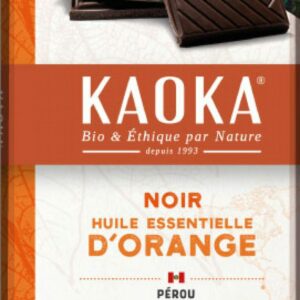Chocolat noir orange 55% cacao 100g