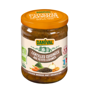 Lentilles cuisinées aux petits légumes  525g