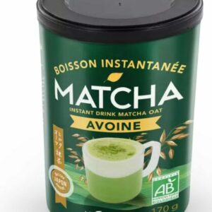 Latté Matcha avoine instantané 170g