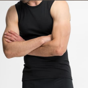 T-shirt marcel homme L/6/noir