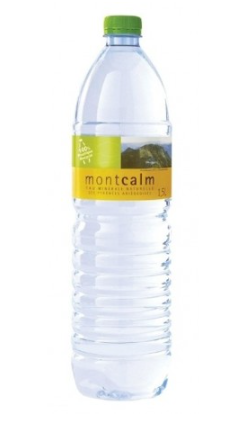 Eau minérale naturelle plate Montcalm 1L