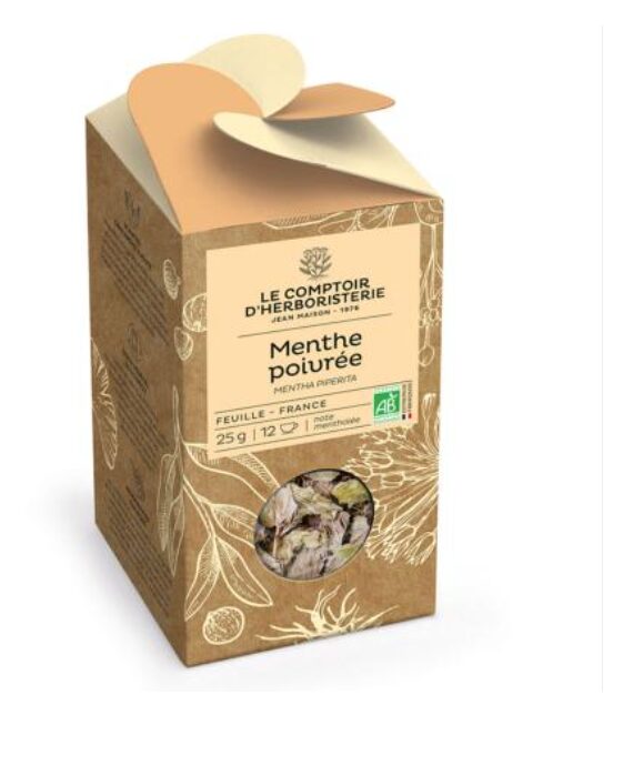 Menthe poivrée feuilles 25g