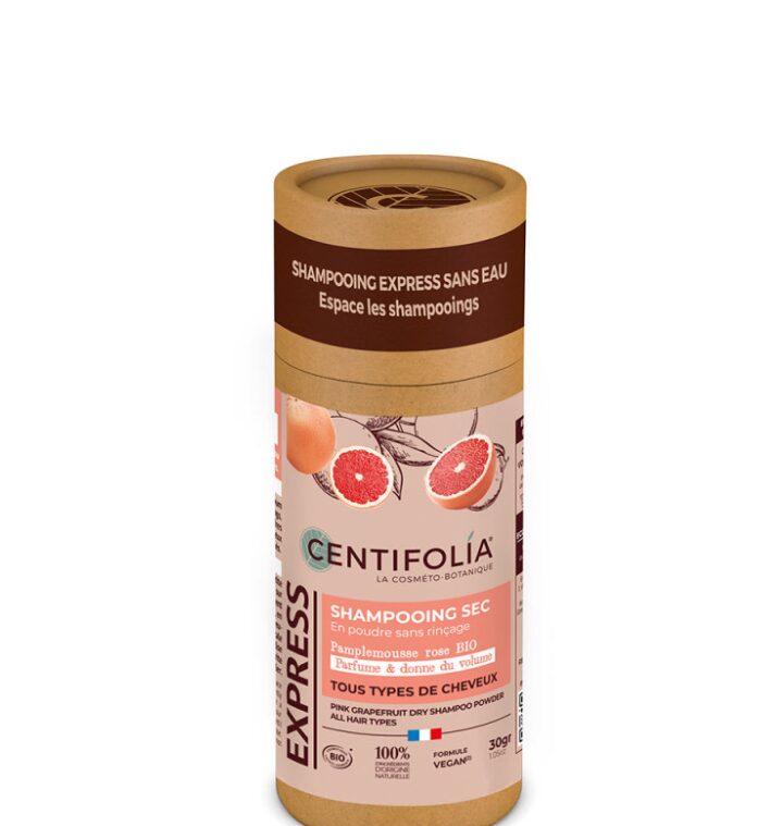 Shampoing sec sans rinçage Pamplemousse rose 50g