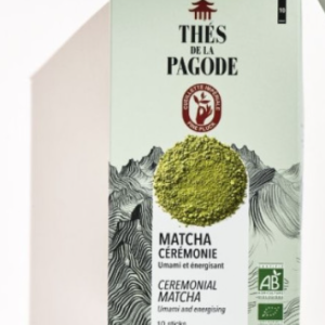 Thé Matcha cérémonie boite de 10 sticks